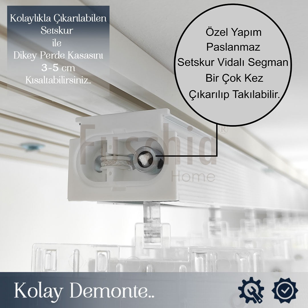 Piru King - Baskılı Dikey Tül Perde